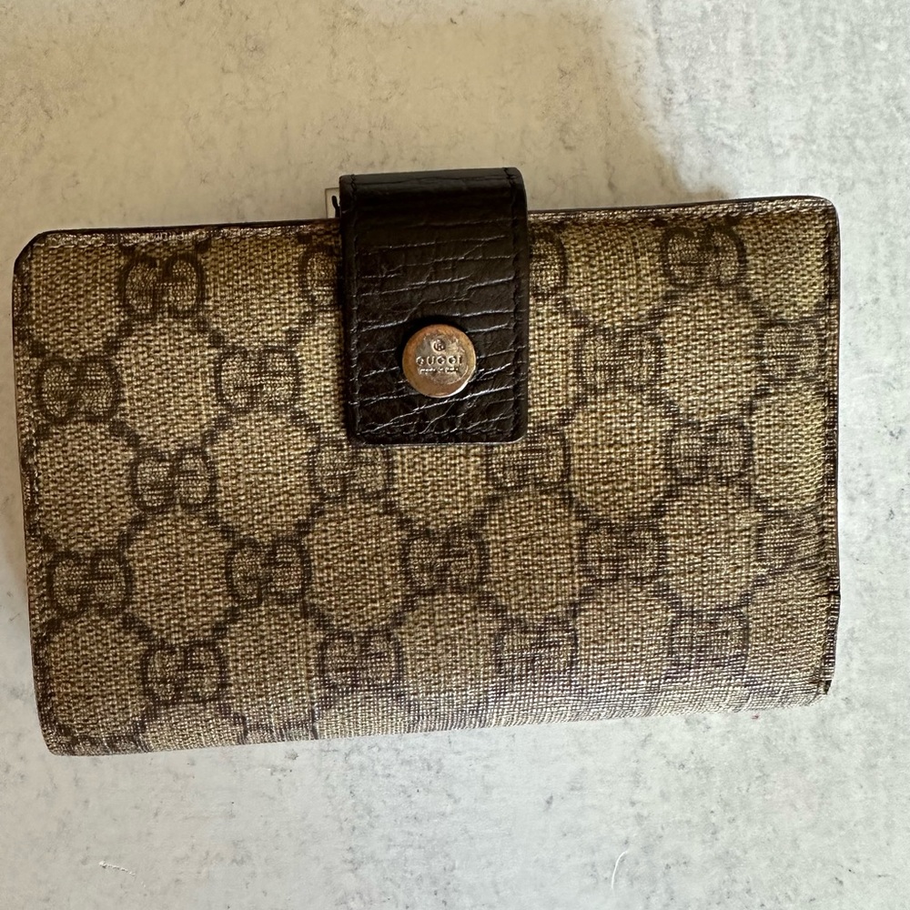 Gucci Brown and Black Wallet